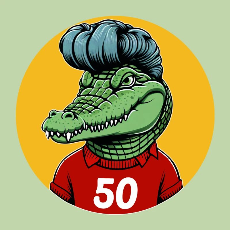 Crocodile rockabilly