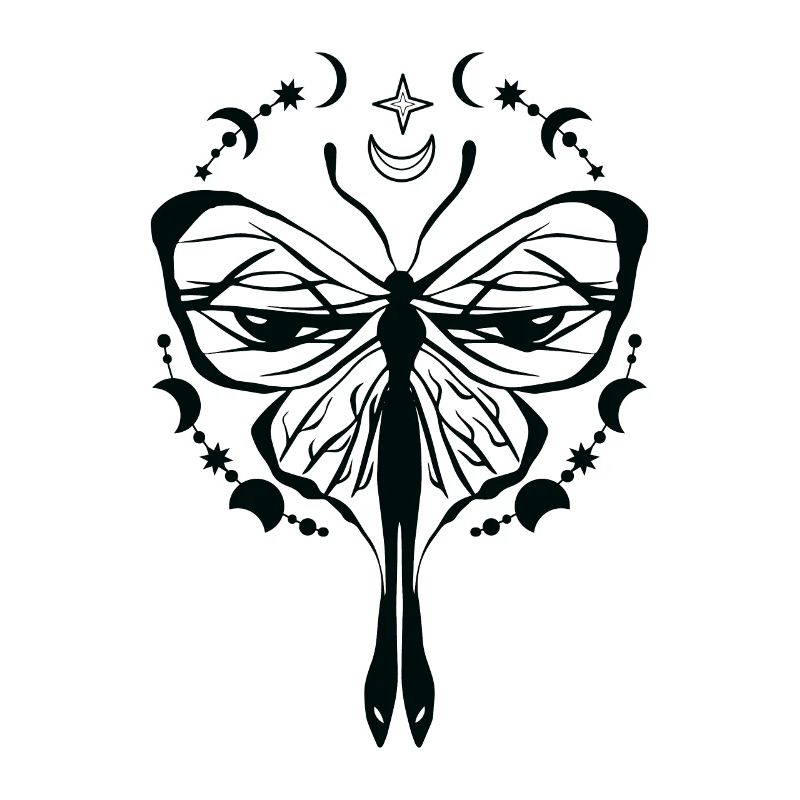Papillon céleste mystique
