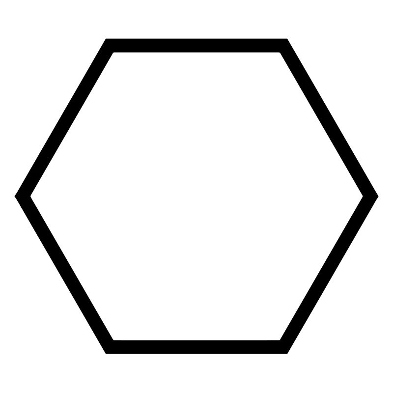 Hexagon Hexagone Sechseck Form - Custom it !