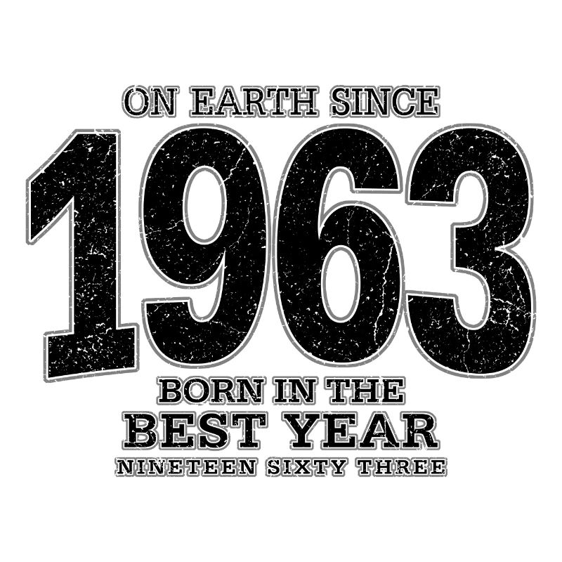 On Earth since 1963 (black oldstyle)