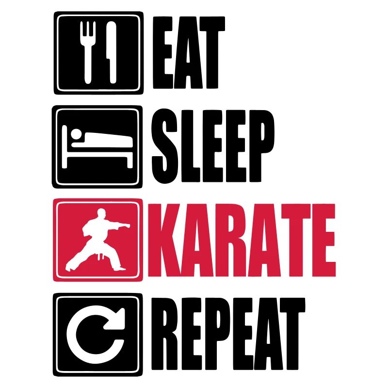 Eat Sleep Karate Repeat