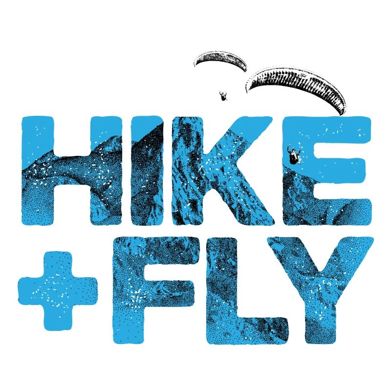 Hike & Fly Paragliding blue