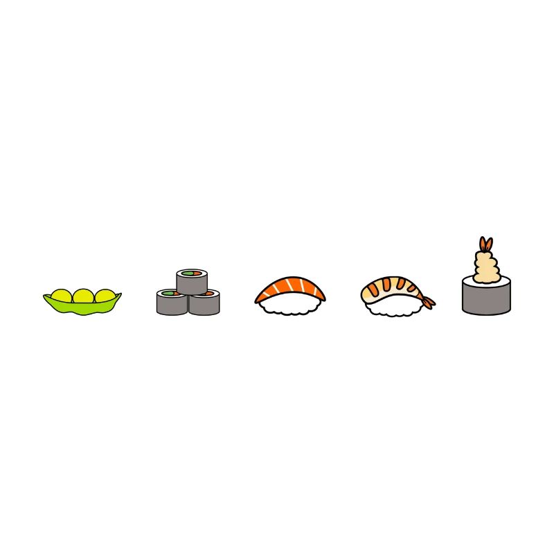 Set de sushis