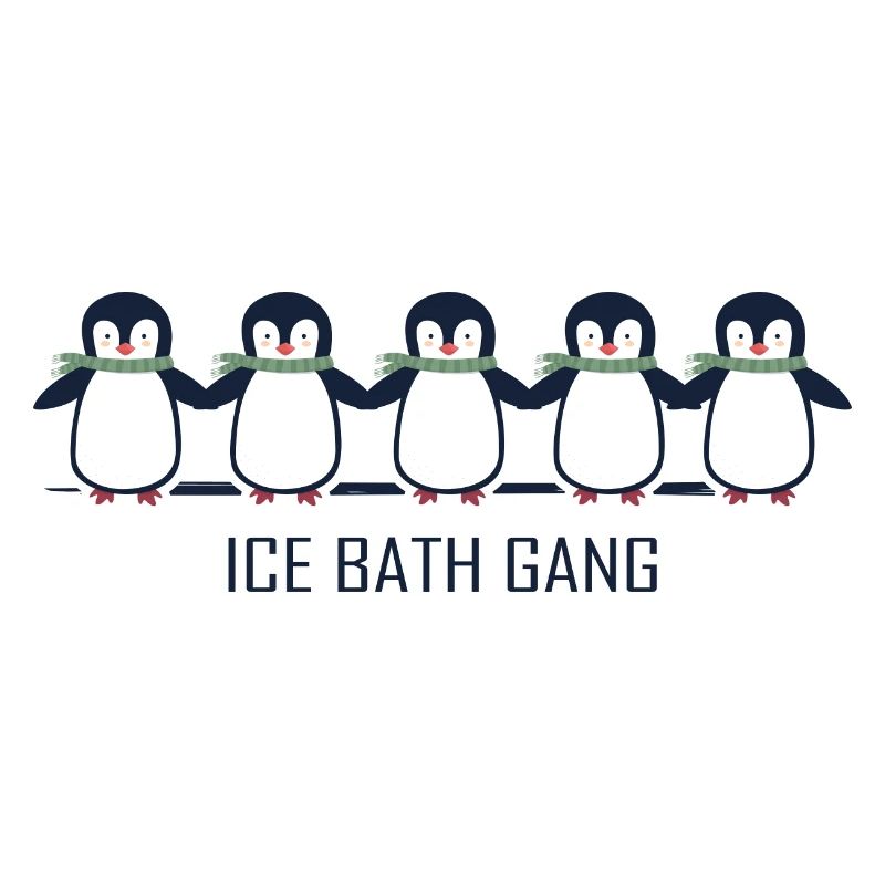 Baths Winter Baths Penguin Bathing