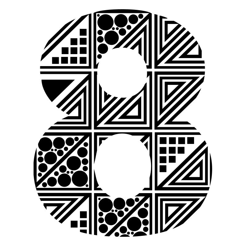 Eight number 8