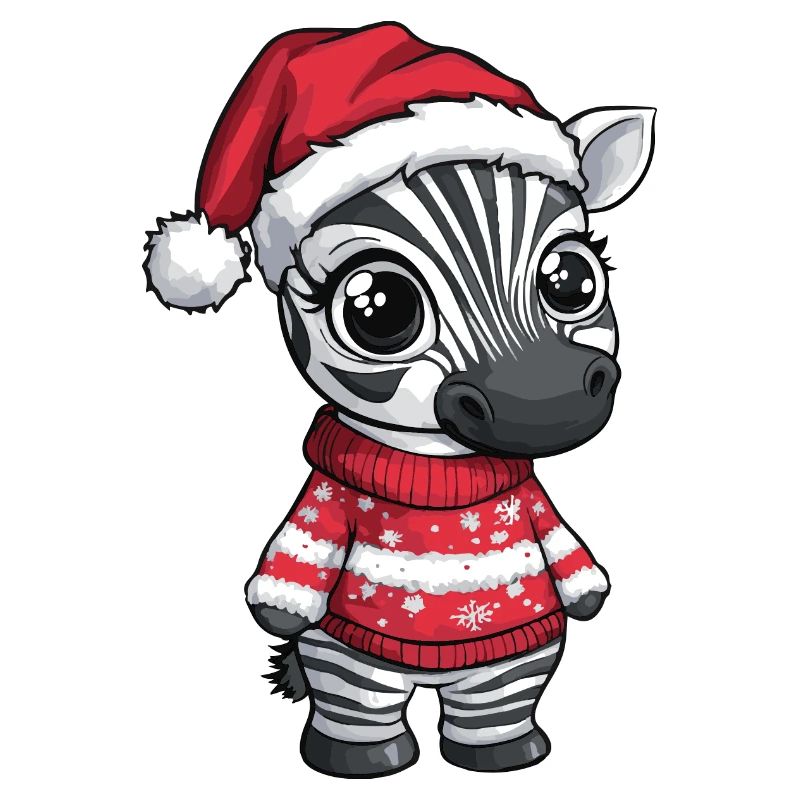 Zebra Christmas Comic