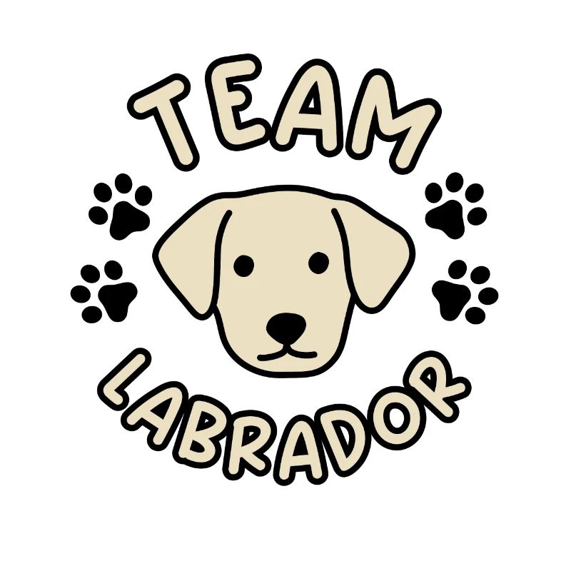 Team Labrador sable mignon labrador logo