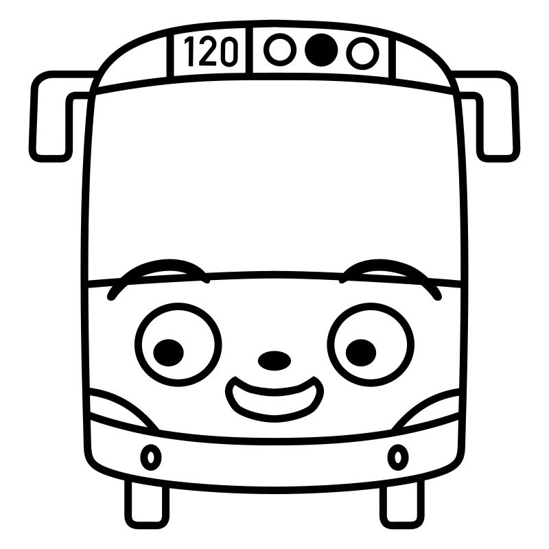 Tiny Bus – Comic Bus für Reisefans & Kinder
