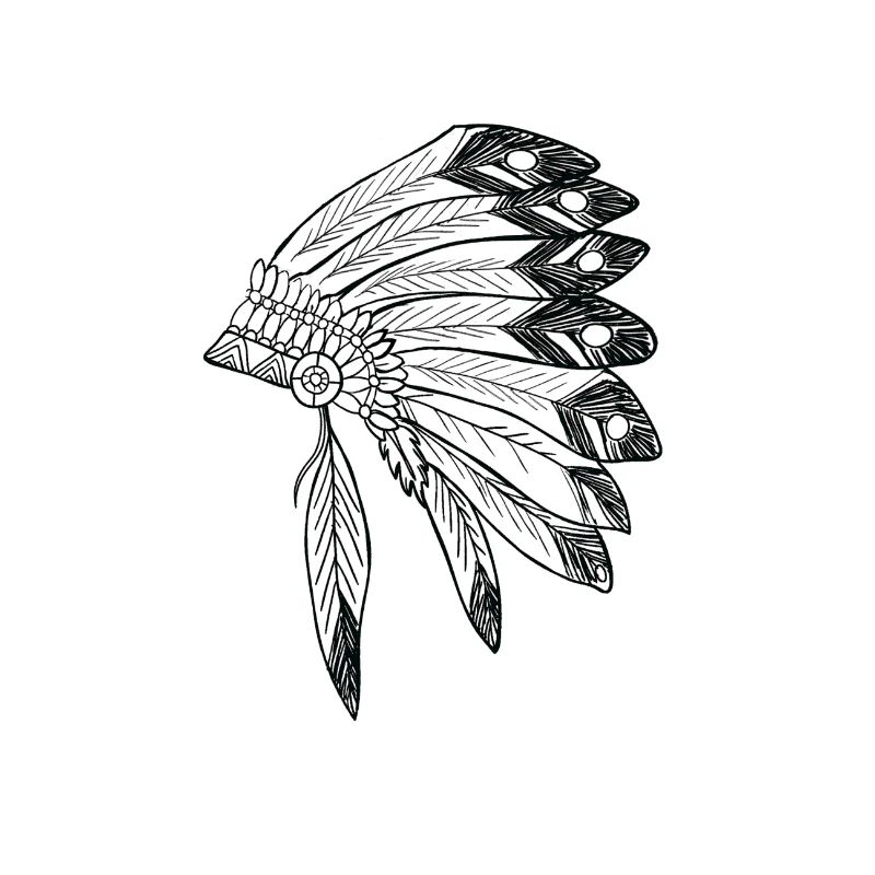 Coiffe Apache Guerrier Indien