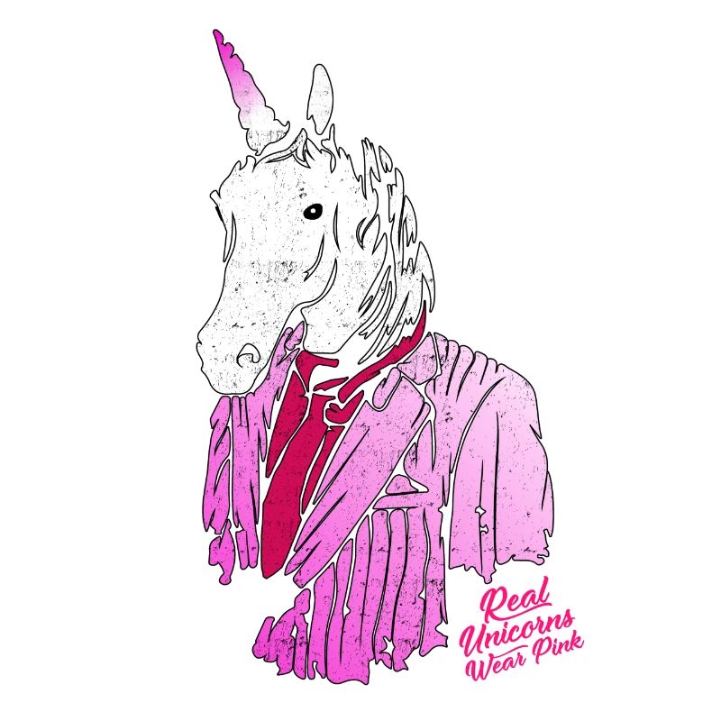 taille basse licorne rose