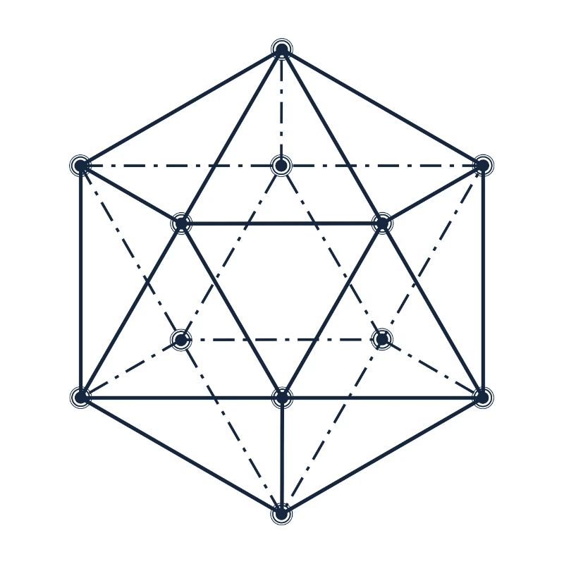 Blue Abstract Geometric Design