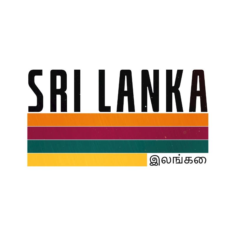 Rayures du drapeau du Sri Lanka