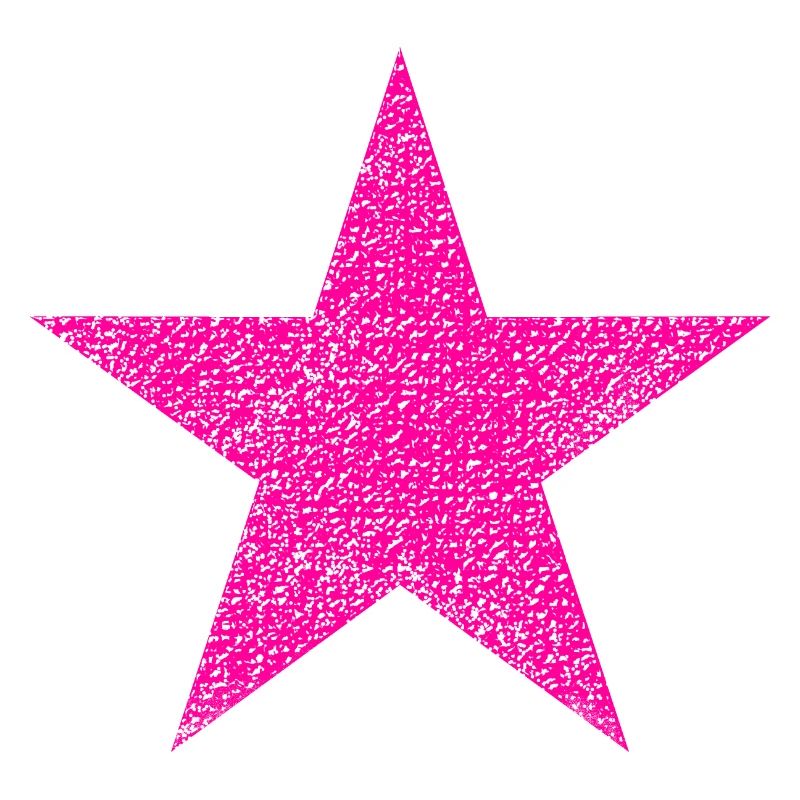 Pink star with texture