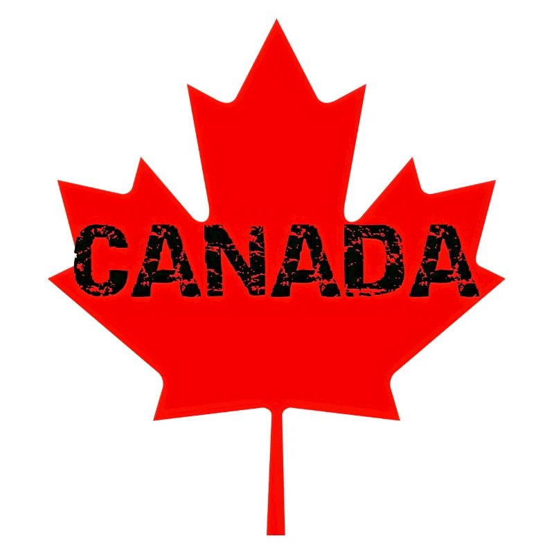 Faded Canada Maple Stamp
