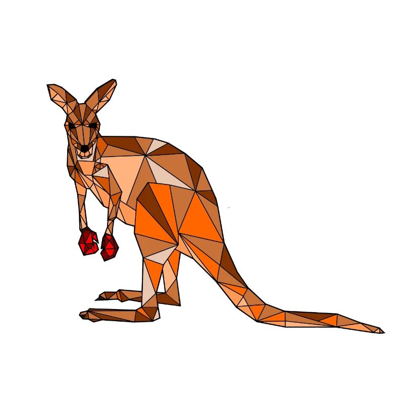 Kangaroo blanko
