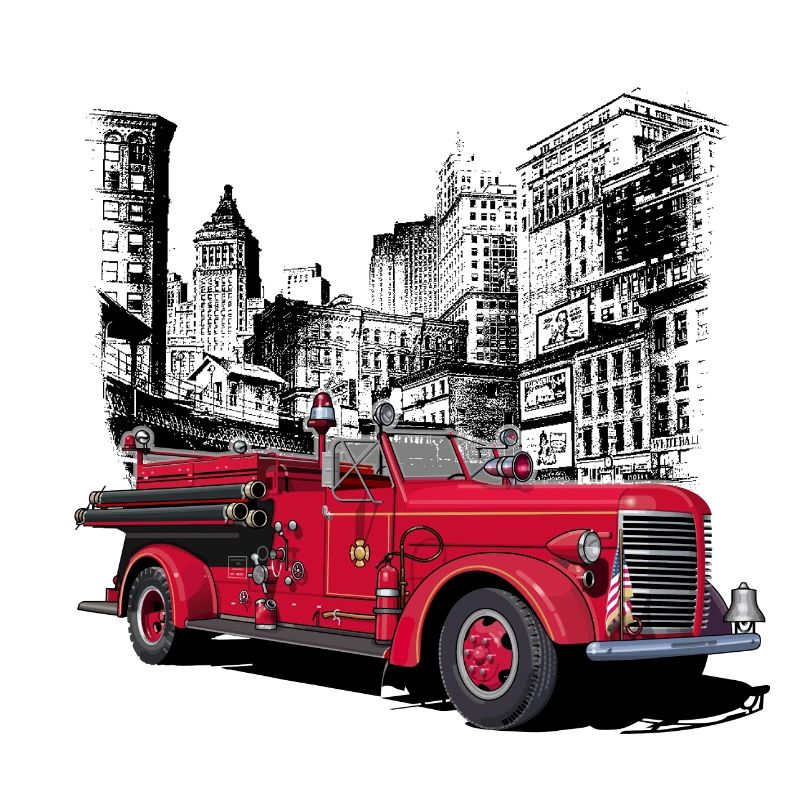 Fire engine New York 1930