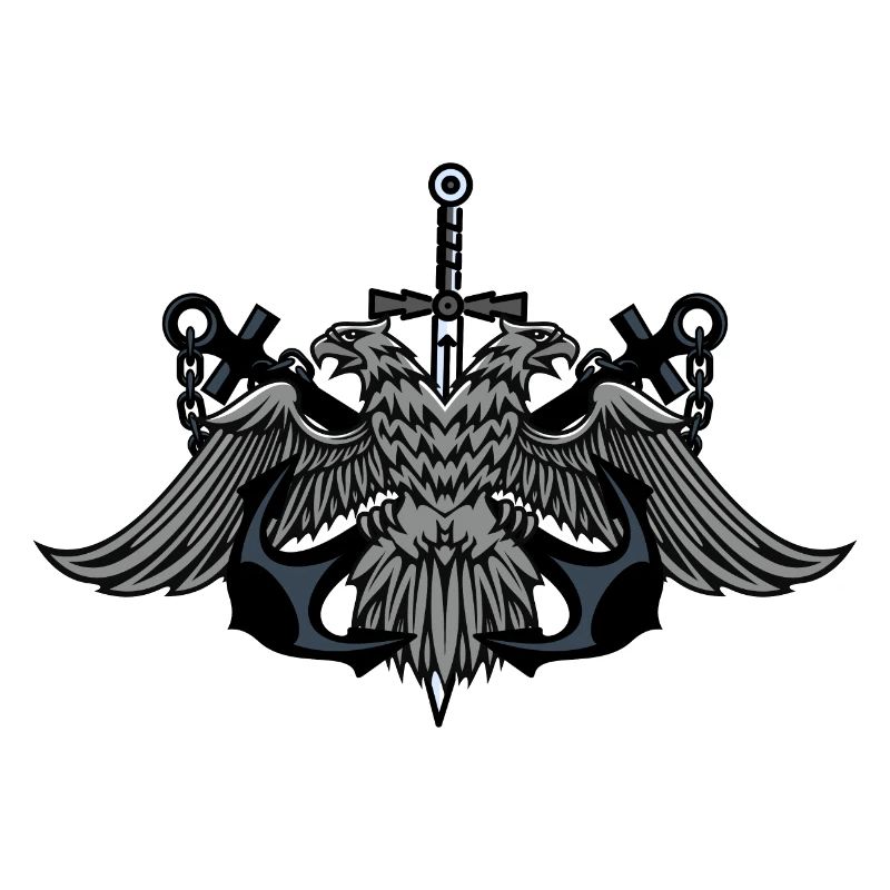 Blason de l’Aigle Jumeau avec épée