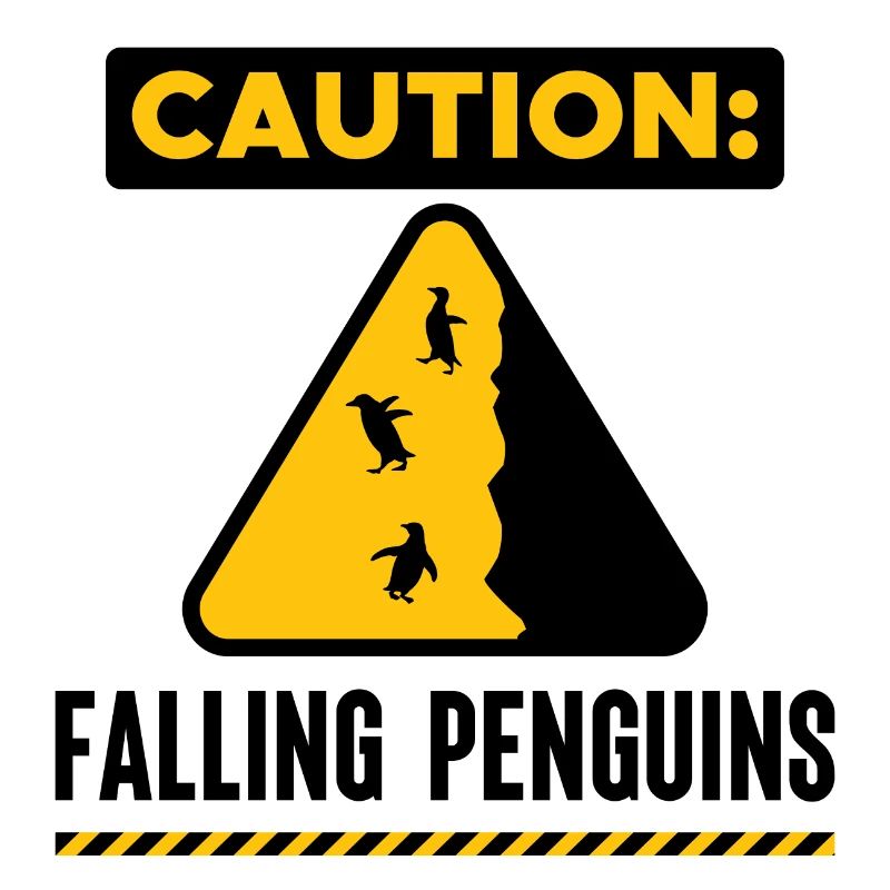 Pinguin Humorvoll Vögel Statement Seevogel