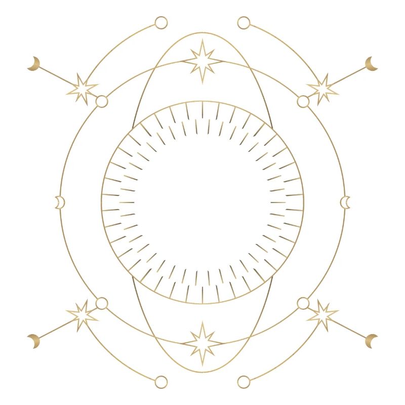 Conception de l’orbite du cercle d’étoile dorée