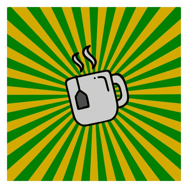 Sunburst Tea vert jaune Sunrise Teacup