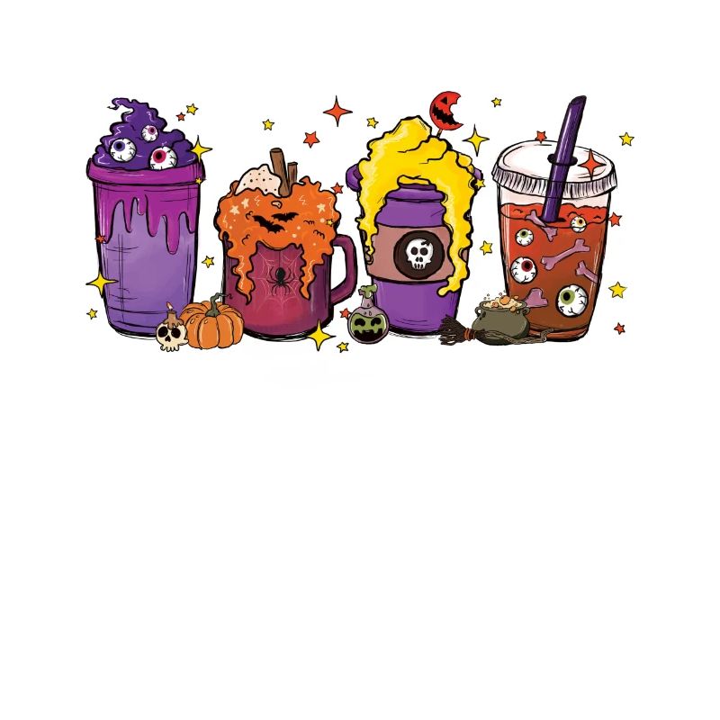Coupe de chocolat chaud d’automne Halloween