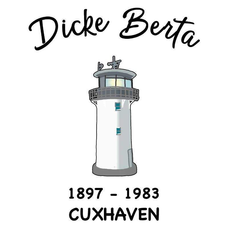 lighthouse Dicke Berta, Cuxhaven, harbour
