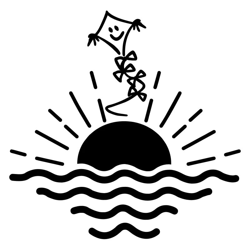 Sunset kite