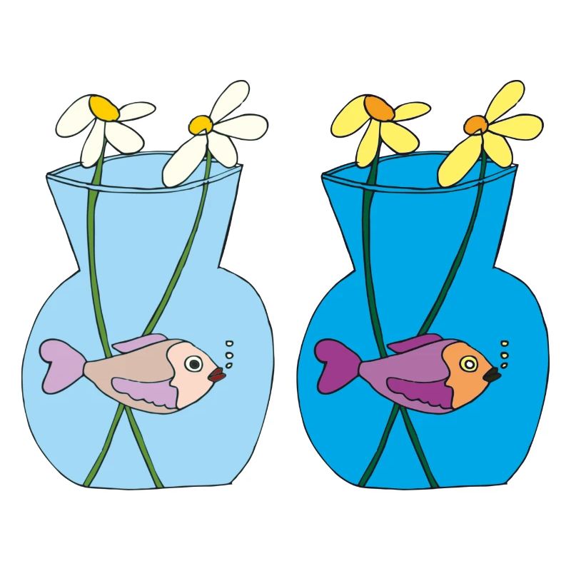 Poisson dans un bocal de 2