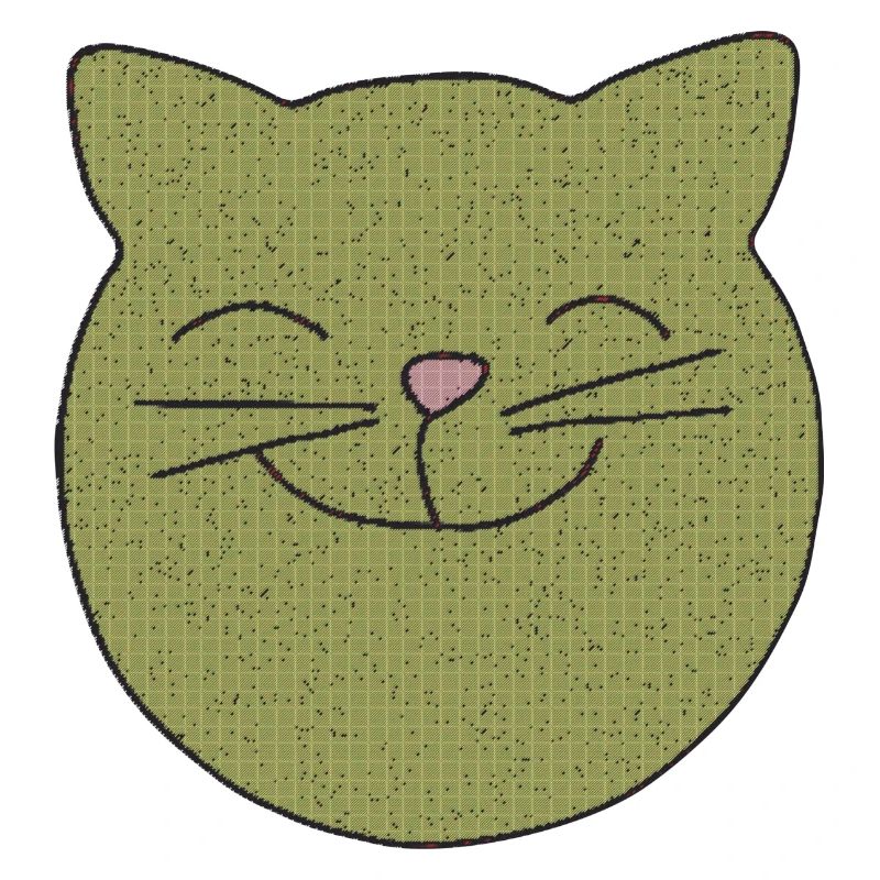 Cat laughs