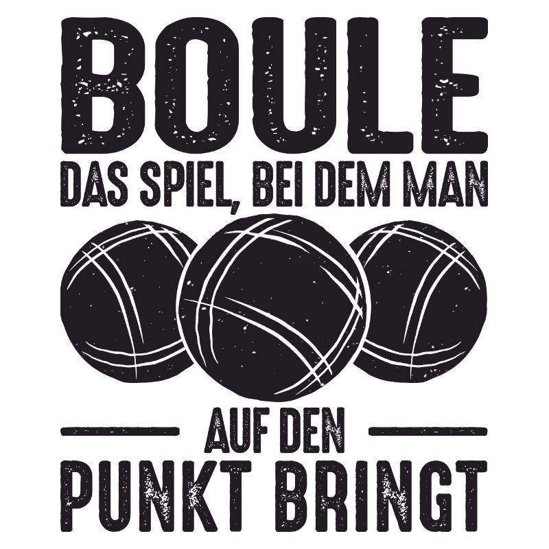 Boule Spruch Kugeln werfen Boccia Spiel Botcha
