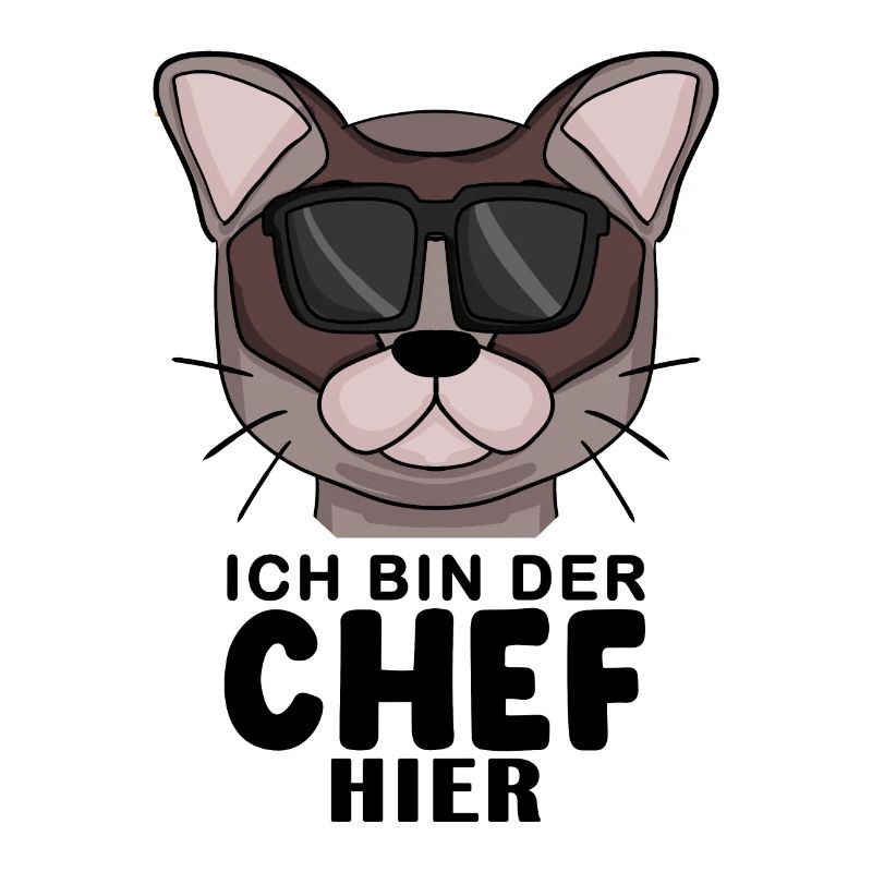 coole Katze - Burma Katze - Chef Spruch