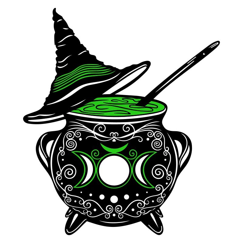 Witch's Cauldron Witch's Hat Witches Walpurgis Night