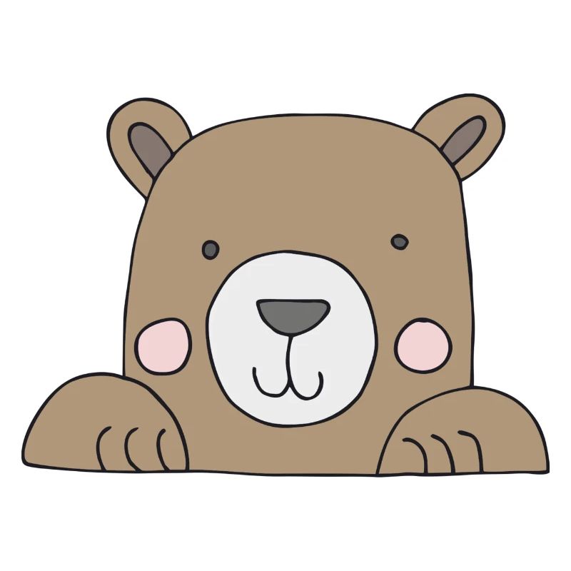 Bear head cute