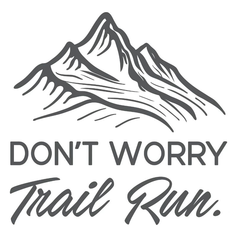Ne vous inquiétez pas. Course en sentier.