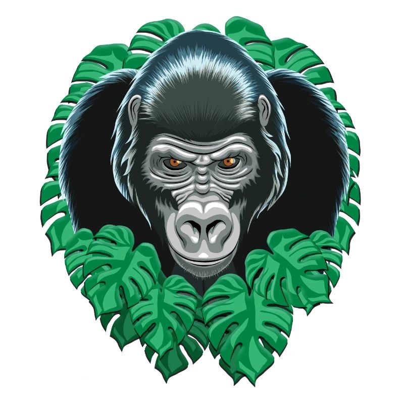 Gorilla head