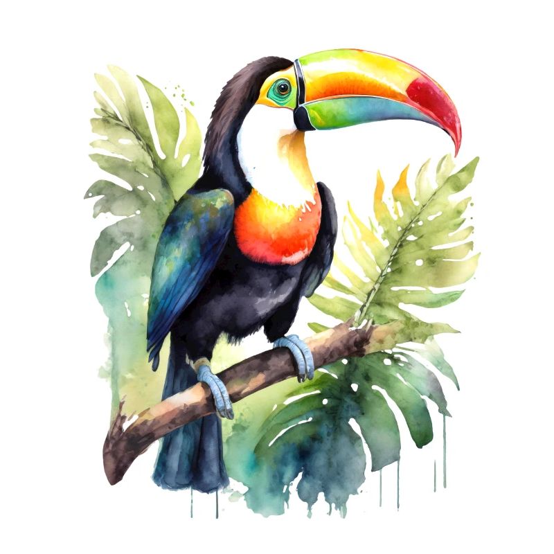 Aquarelle de Toucan