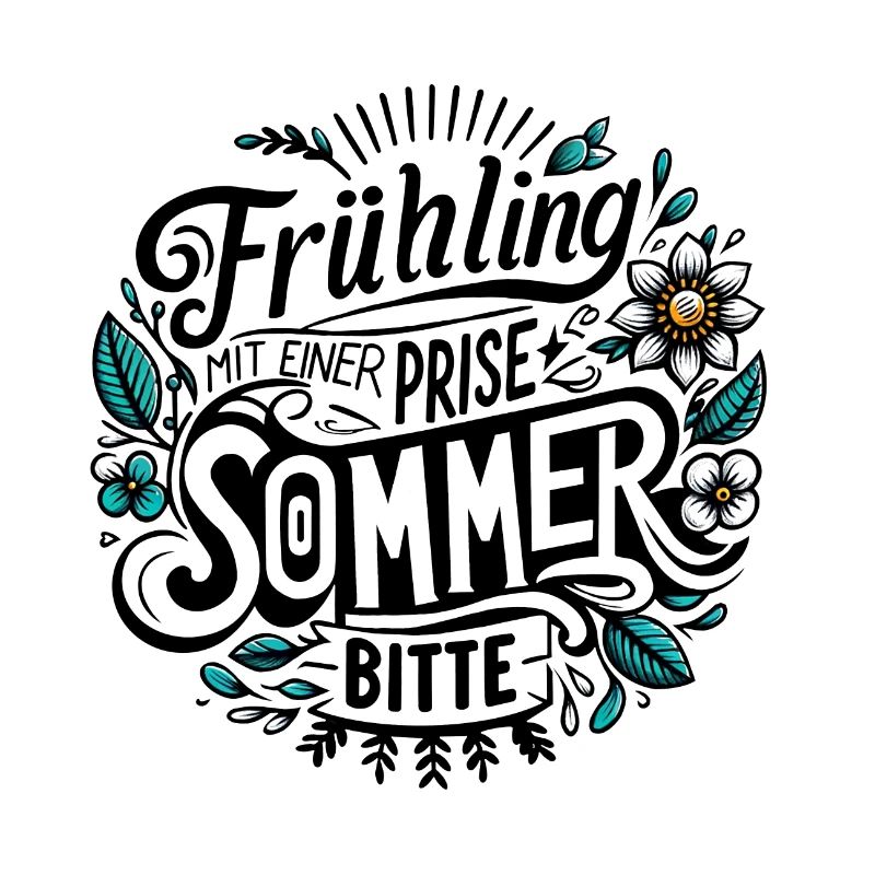 frühling mit einer prise sommer, bitte! jahreszeit