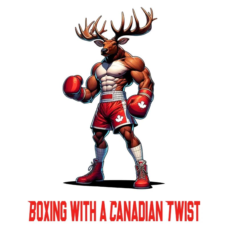 Design de boîte à wapitis du Canada
