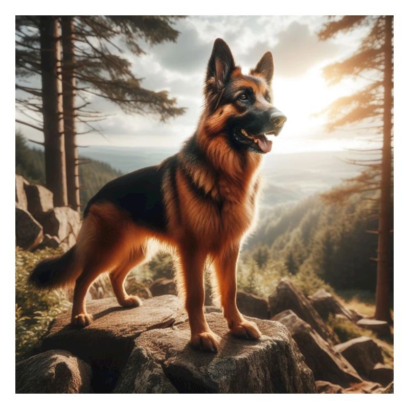 German Shepherd Art