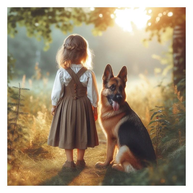 German Shepherd Art