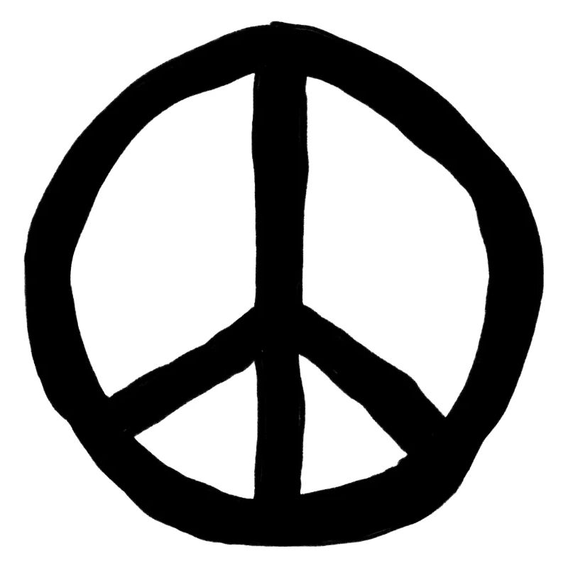 Peace-Zeichen / Simpel