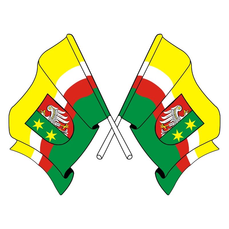 Two flags Lubusz