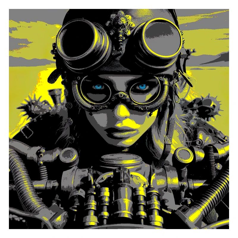 Steampunk Biker