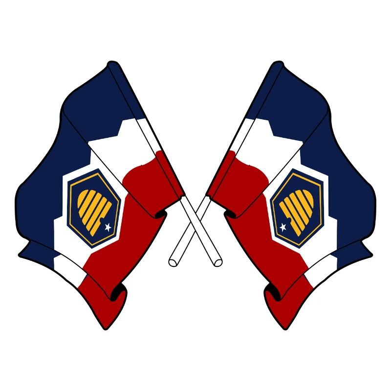 Deux drapeaux traversent l’Utah