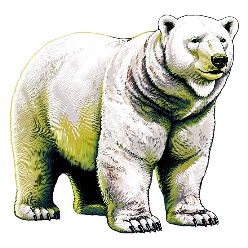 White polar bear