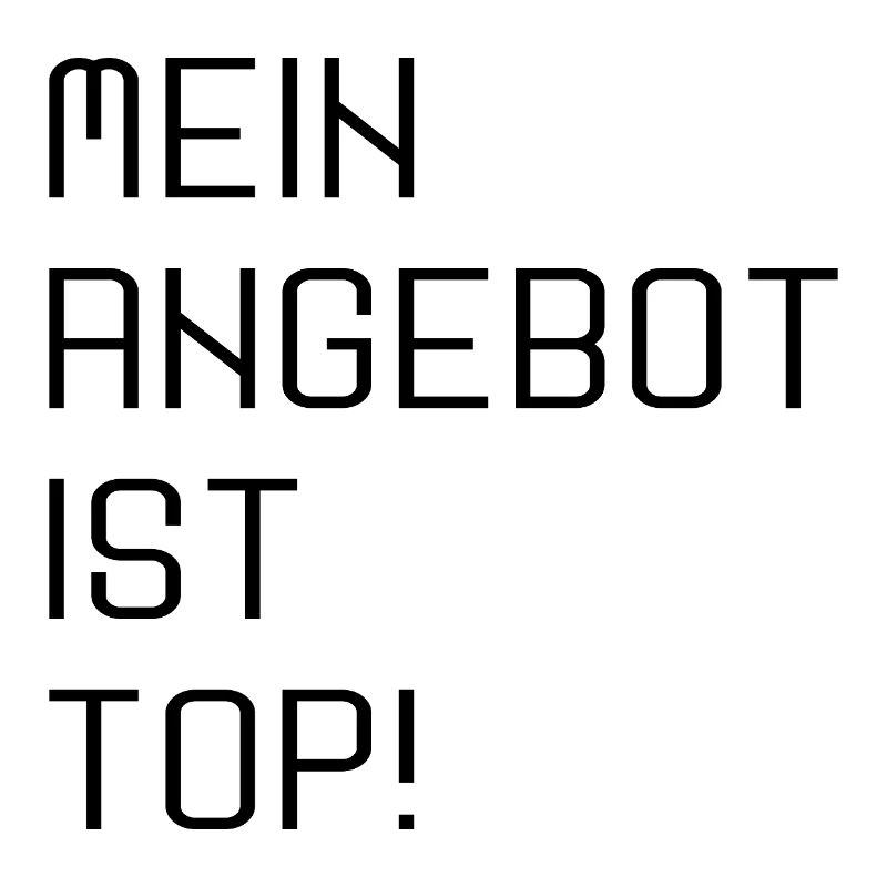 ANGEBOT IST TOP NACHFRAGE