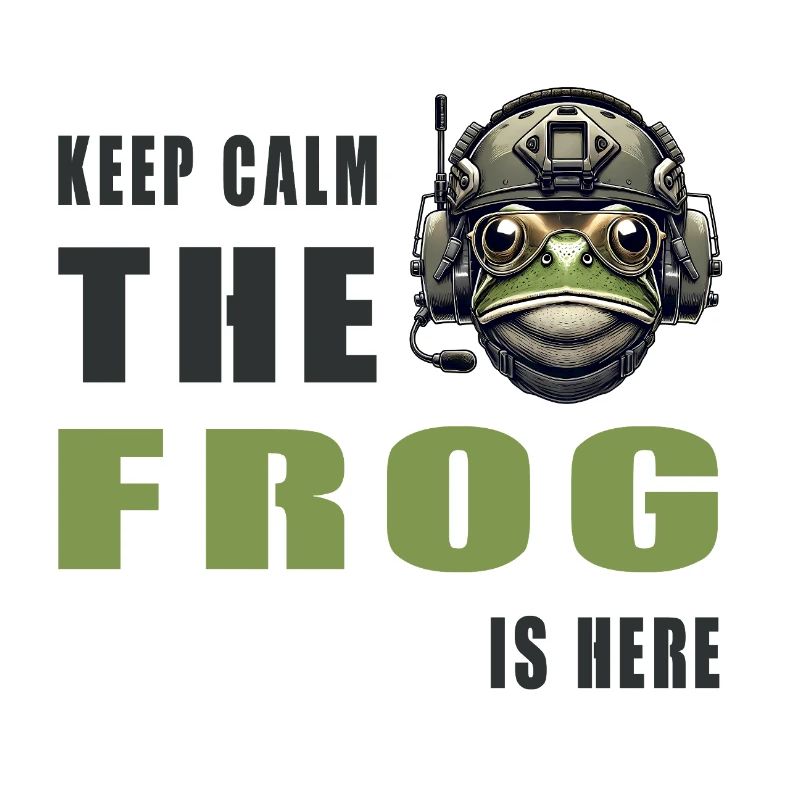 Fighting Frog – Keep Calm Style