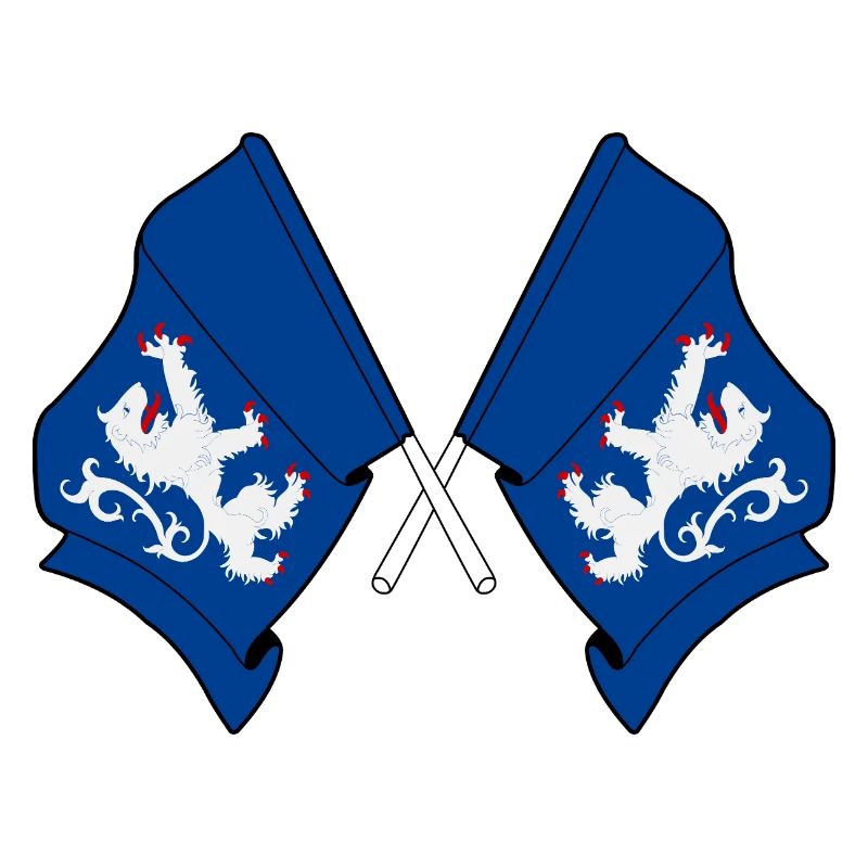 Drapeaux croisés de la province de Halland, Suède