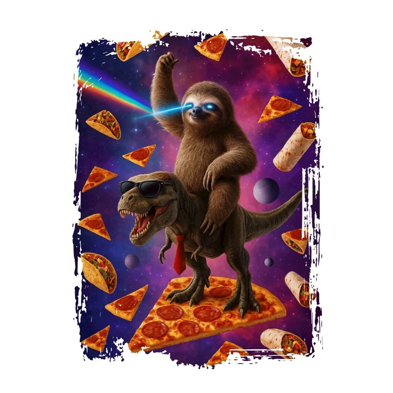 Space Explorers Dragon and Sloth