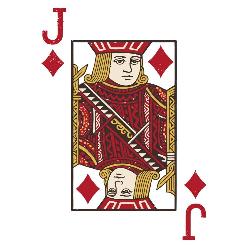 Jack Card Diamonds